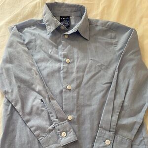 Blue Izod dress shirt size 7 boys